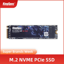 Load image into Gallery viewer, KingSpec M.2 SSD 120GB 256GB 512GB 1TB SSD 2TB hard Drive M2 ssd m.2 NVMe pcie SSD Internal Hard Disk For Laptop Desktop MSI
