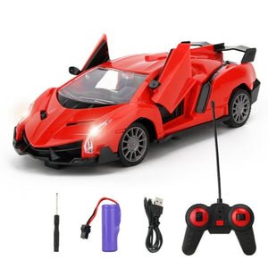 Remote Control Car Model Car Children's Toys For Boys Kids Birthday Gifts  Robots Sports Vehicle  Charging Can Open the Door